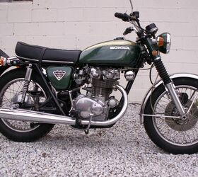 description this 1971 honda cb450 double is in beautiful all original