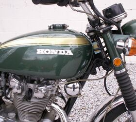 description this 1971 honda cb450 double is in beautiful all original