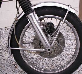 description this 1971 honda cb450 double is in beautiful all original