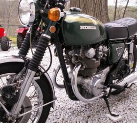 description this 1971 honda cb450 double is in beautiful all original