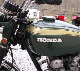 description this 1971 honda cb450 double is in beautiful all original