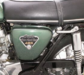 description this 1971 honda cb450 double is in beautiful all original