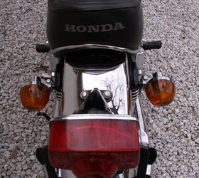 description this 1971 honda cb450 double is in beautiful all original