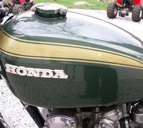 description this 1971 honda cb450 double is in beautiful all original