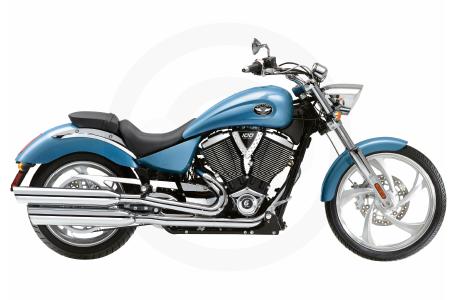 new 2009 vegas premium demo has 2 into 1 victory performance exhaust and 2 inch