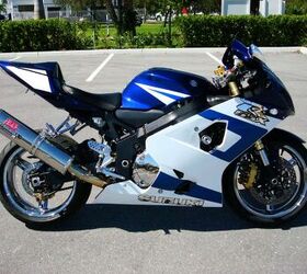 05 suzuki gsxr 750 with lots of aftermarket parts you re looking at