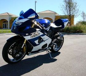 05 suzuki gsxr 750 with lots of aftermarket parts you re looking at