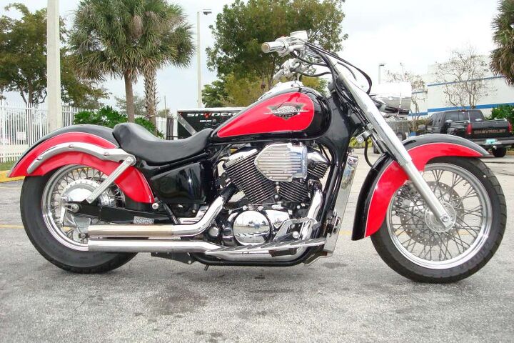 2000 honda shadow ace 750 custom bike has lots of work done to it and lots of
