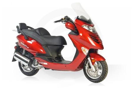 the grandvista is kymco s grand vision of how well appointed a touring scooter