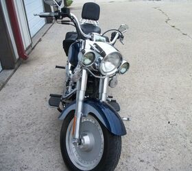 silver blue fat boy with 19380 miles call for details ready to sell