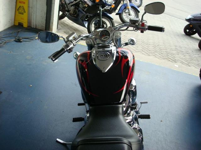 excellent condition with aftermarket exhaust backrest and