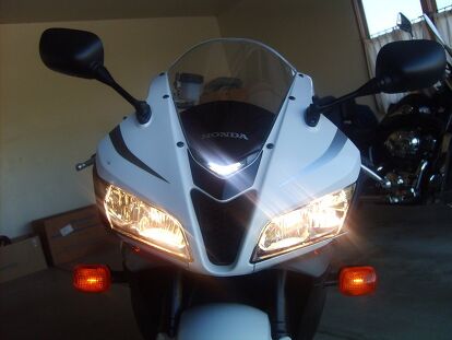 2007 Honda CBR600RR Motorcycle in WHITE, SILVER, BLACK