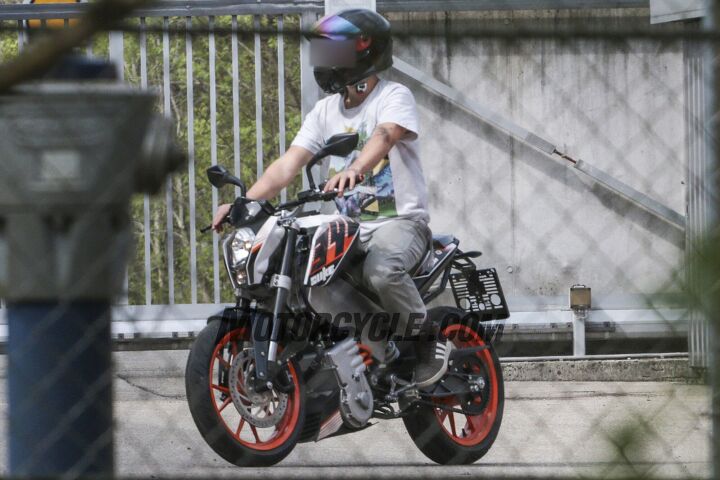 spied ktm e duke electric motorcycle