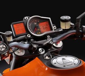 church of mo 2014 ktm super duke r review, We really liked the instrument cluster s Favorites screen The customizable screen allows a rider to organize the information according to what is deemed most important most often adjusted or any other configuration you choose From this screen a rider can also select and adjust the displayed settings