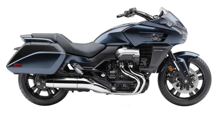 eicma 2013 2014 honda ctx1300 revealed, You can identify the Deluxe model by the blacked out wheels and frame components