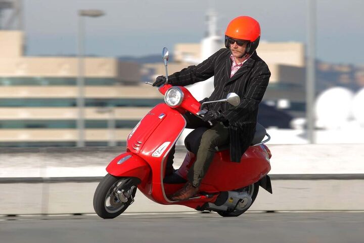 2014 vespa primavera launch in barcelona, The new chassis and suspension updates make for a more stable ride