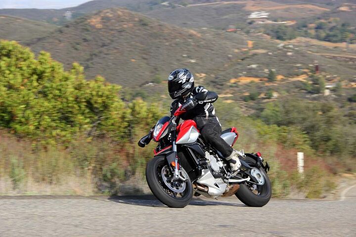 2014 mv agusta rivale review video, The Rivale s handling may not be as responsive as its F3 800 and Brutale 800 brothers but it s still plenty capable