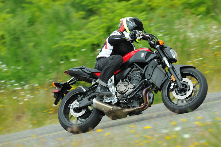 2015 yamaha fz 07 first ride review, The FZ 07 impresses on so many levels I wasn t the only one at the intro making comments about how I prefer the 07 over the impressive 09