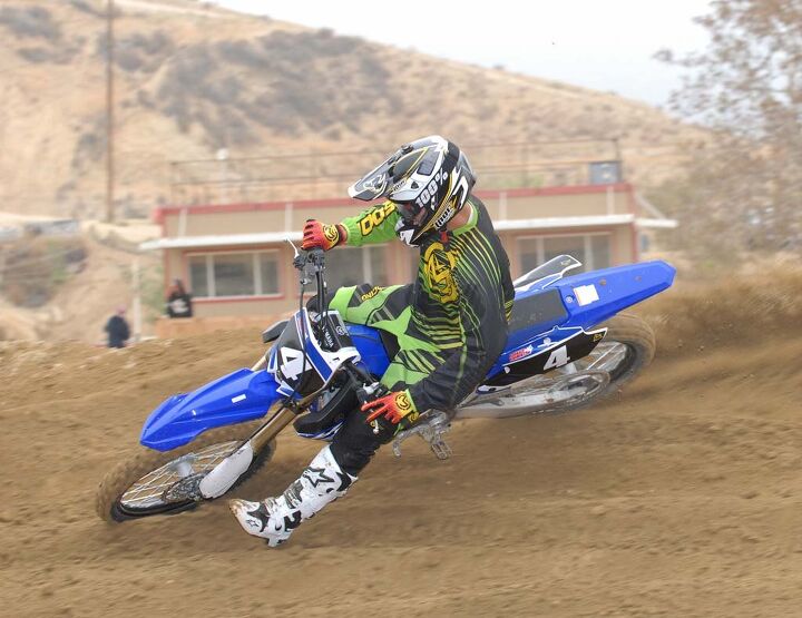 2015 yamaha yz250f first ride review, We already knew that the 2014 YZ250F ripped and the 2015 edition is no different Ace test rider Ryan Abbatoye put our test bike through its paces at Glen Helen and reported that the 2015 makes all the forward thrust that made the 14 so awesome and the revised ECU calibration makes it easier than ever to haul the mail