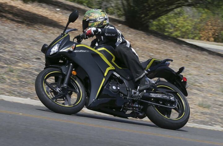 2015 honda cbr300r first ride review, With minimal weight adequate power and a nimble chassis the CBR300R is a great learning tool for street riders and racers alike