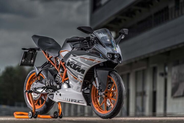 2015 ktm rc390 first ride review video, The RC390s stylish appearance looks exotically appealing for a motorcycle expected to be priced less than 7 000