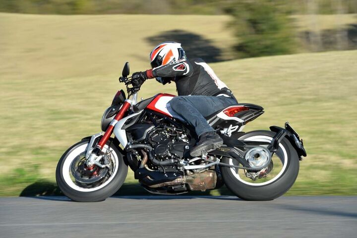 2015 mv agusta brutale 800 dragster rr first ride review, Simply put the Dragster RR is hardcore It only knows one speed fast Note also the lack of space the rider has to move forward or backward