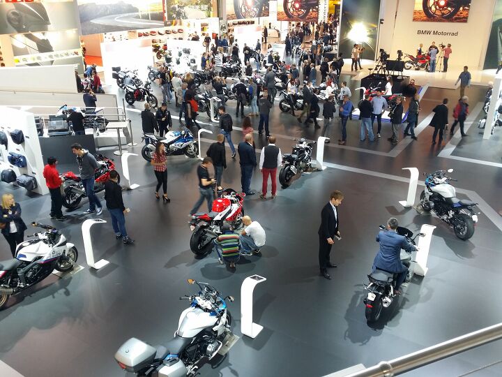 duke s den inside eicma the world s biggest motorcycle show, It was a busy show season this year Photo by Sean Alexander