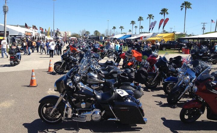 2014 daytona bike week mid week update, The vendor area is a beehive of activity though it feels smaller than in years past