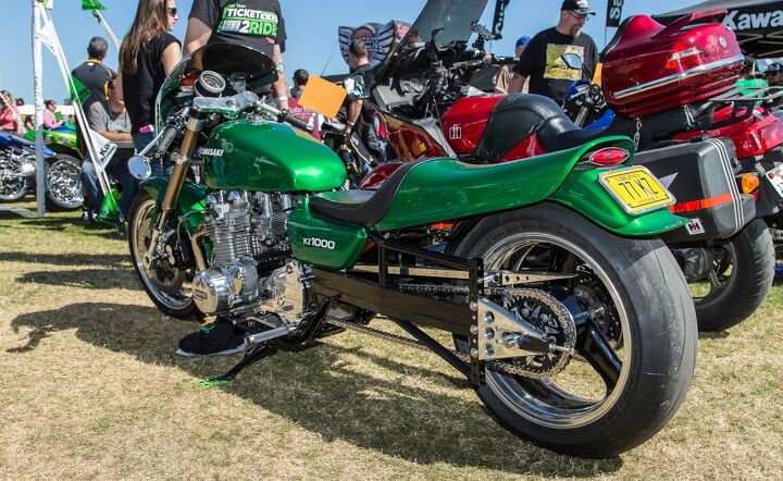 kawasaki bike nite in the daylight show results, This pristine KZ underwent extensive modifications to shift from drag race duty to street legality