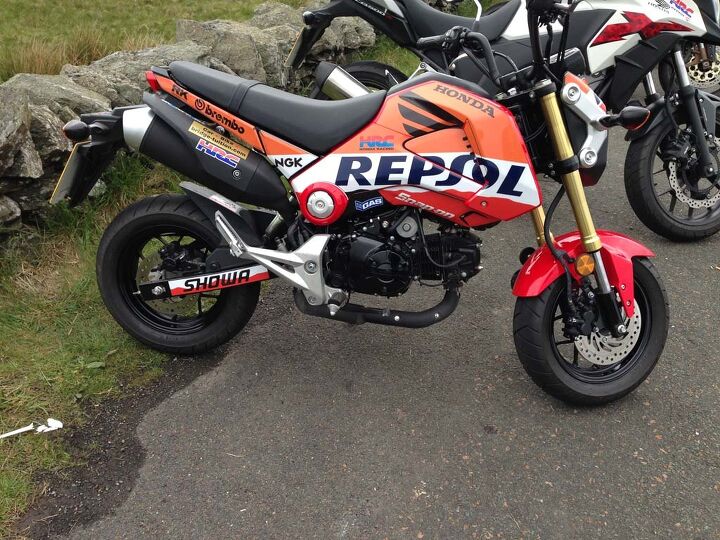 isle of man tt cool and unusual motorcycles, Repsol liveried Honda Grom