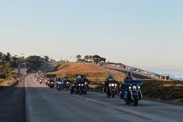 cross country with the 20th annual kyle petty charity ride across america, The 20th annual Kyle Petty Charity Ride left from a seaside hotel resort in Carlsbad Calif and briefly went northward along the Pacific Ocean before eventually turning east and headed toward Florida