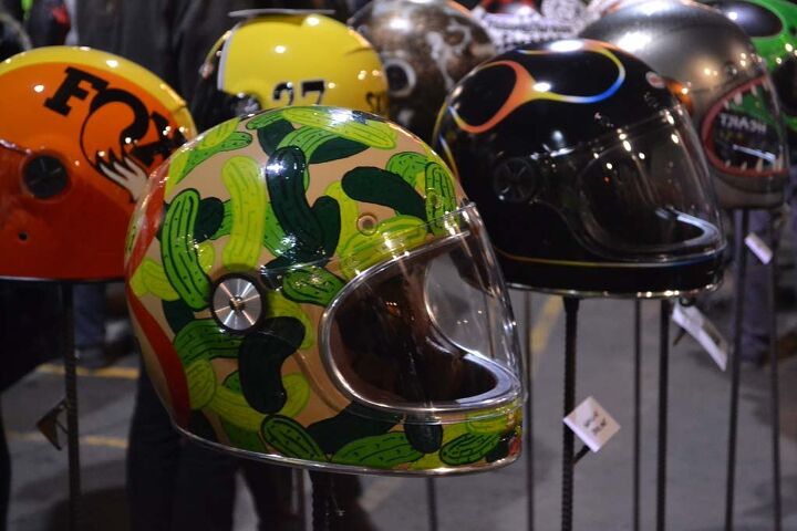 6th annual one motorcycle show, Custom Helmet by Dillon Salty Dill Turner