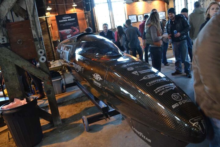 6th annual one motorcycle show, The Triumph Castrol Rocket Pure speed
