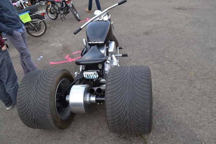 6th annual one motorcycle show, The infamous Exile Choppers Trike