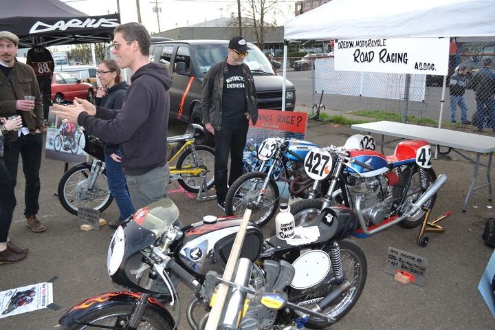 6th annual one motorcycle show, The Oregon Motorcycle Road Racing Association trying to recruit some new riders