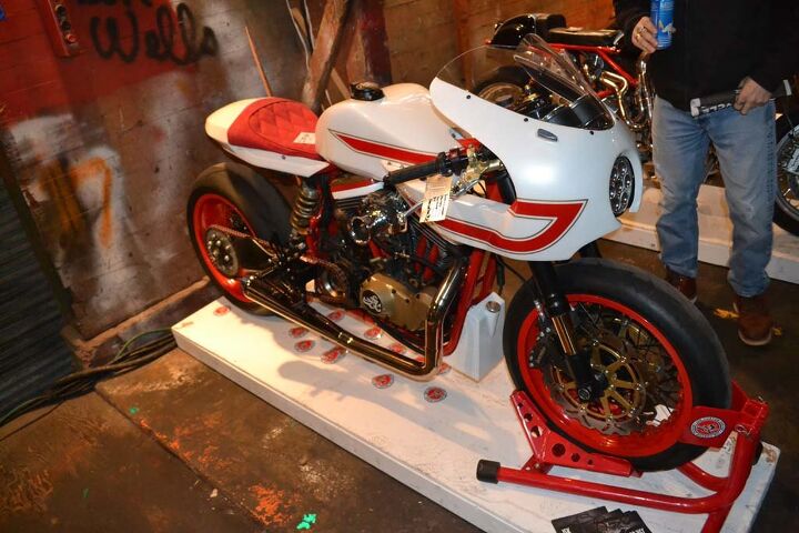 6th annual one motorcycle show, JSK Custom Design s Ivory Comet a 97 Harley XL 1200