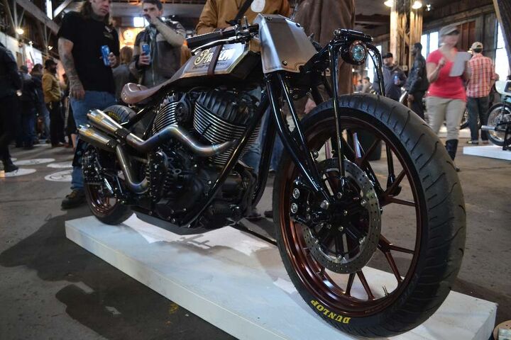 6th annual one motorcycle show, Track Chief Indian by Roland Sands Design Put it on the Christmas list