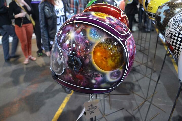 6th annual one motorcycle show, Intergalactic helmet by Timebomb Kustoms