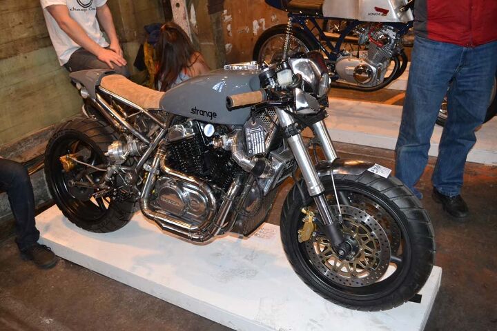 6th annual one motorcycle show, A clean 85 Honda VT500 by Strange Coast