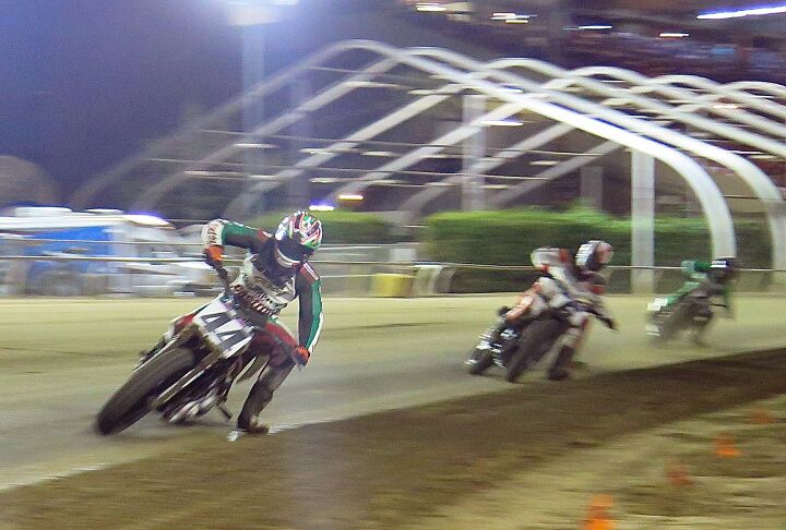 troy bayliss races sacramento mile no country for middle aged men, A Triumph of all things led until there was only 0 020 seconds left in the Main with Brandon Robinson of Latus Motors on it