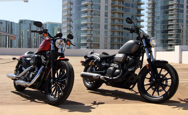 2014 Star Bolt Vs. 2013 Harley-Davidson 883 Iron – Video