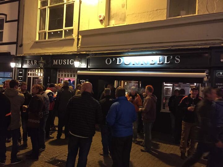 out and about on the isle of man 2015 part 2, Strand Street in Douglas is the main shopping drag by day the main drinking drag by night O Donnells rocks