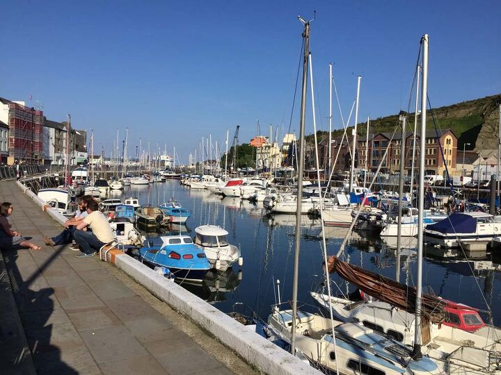 out and about on the isle of man 2015 part 2, In the brilliant sunshine and warm temperatures of the 2015 TT lined with bars and restaurants North Quay in Douglas felt more like Sausalito than the IoM