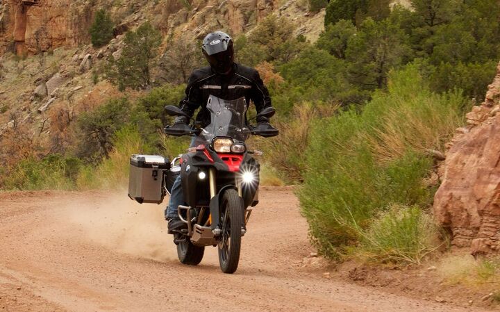 2014 bmw f800gs adventure vs triumph tiger 800xc, The Tiger 800XC performs fine on graded dirt roads like this but the BMW is the preferred choice when off road adventures become challenging