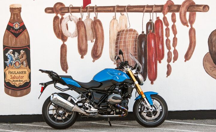 kulture klash bmw r1200r vs ducati monster 1200s, Other tubular meat German heritage sites in LA include Torrance s Alpine Village which puts on its own Oktoberfest every year Very authentic
