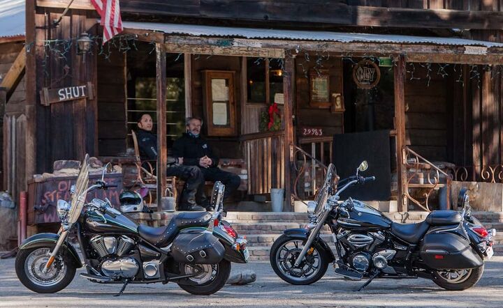 2016 kawasaki vulcan 900 classic lt vs star v star 950 tourer comparo, Another tough day at the office
