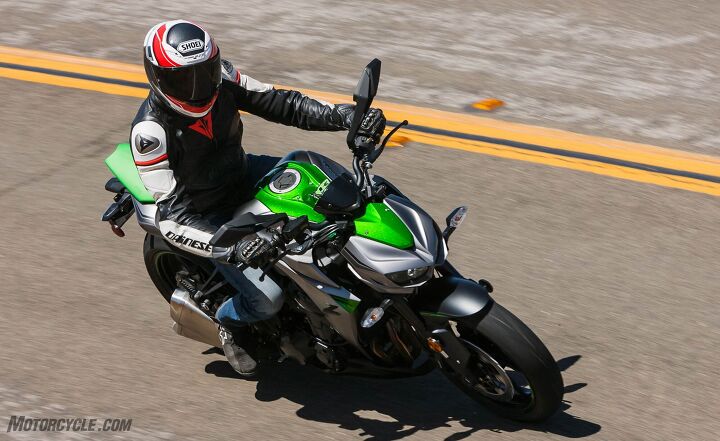 naked sports six way shootout video, The Z1000 impressed most of the testers with its bumpy pavement manners