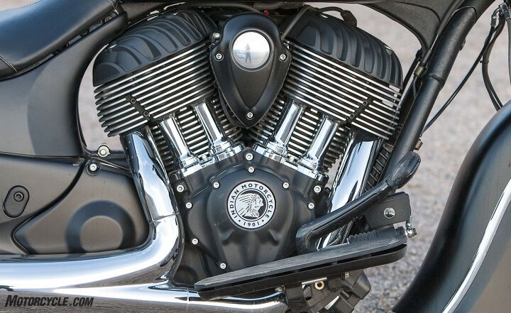 baggers brawl, Half our testers judged the Indian s motor as almost perfect for a cruiser