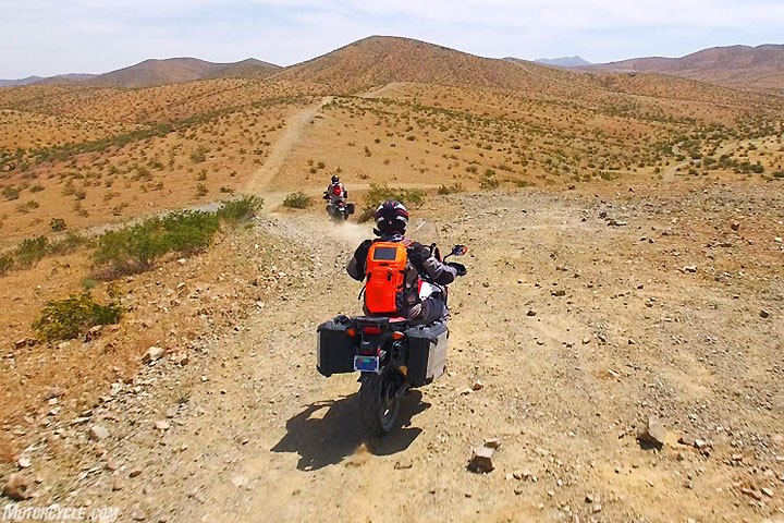 2017 honda crf1000l africa twin vs ktm 1090 adventure r, When riding off road we found it best to simply turn off the Africa Twin s TC and rely on good old fashioned throttle control to negotiate slick sections The KTM s Bosch TC feels more refined than the Honda s and works so well that you often can t tell when it is activated