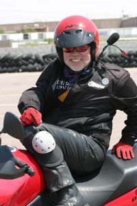 church of mo better living through motorcycling, Here s a safe and fun way to get your knee down for the first time